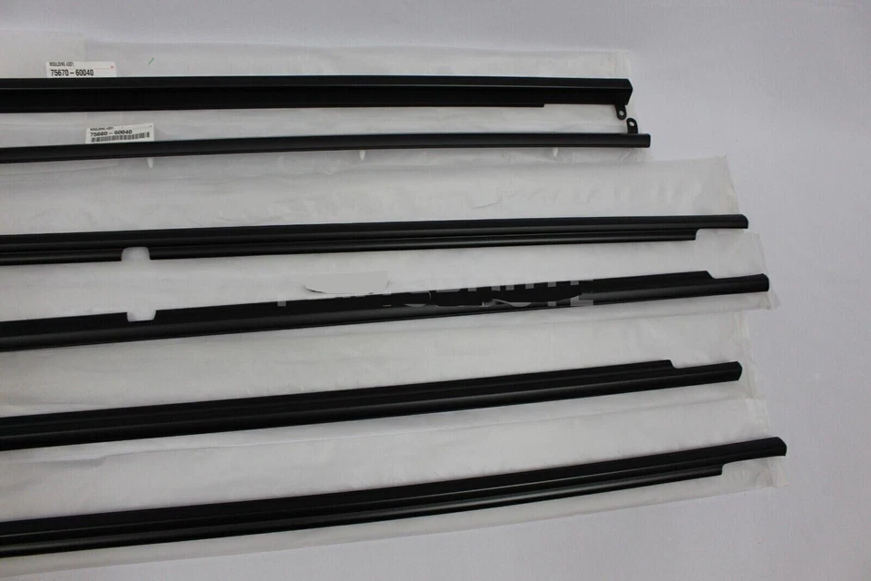 For Toyota Lexus LX470 Land Cruiser 98-07 Window Glass Seal Door Belt Strip 6PCS Foto 3 de 4
