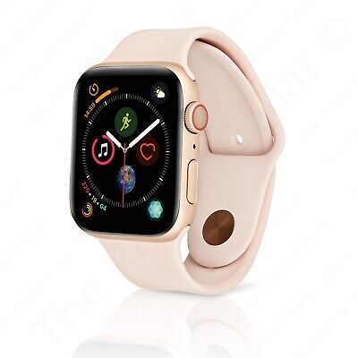 Apple Watch Series 4 mm Gold Aluminum Case Pink Sand Sport Band