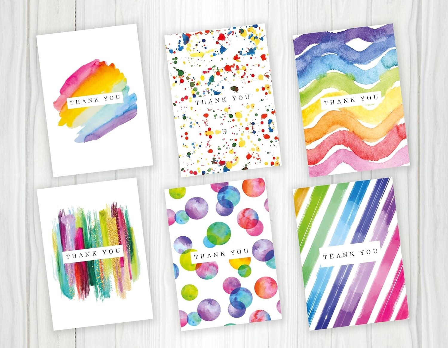 Giftinghouse 12 Thank You Cards Multipack with Envelopes Greeting Cards