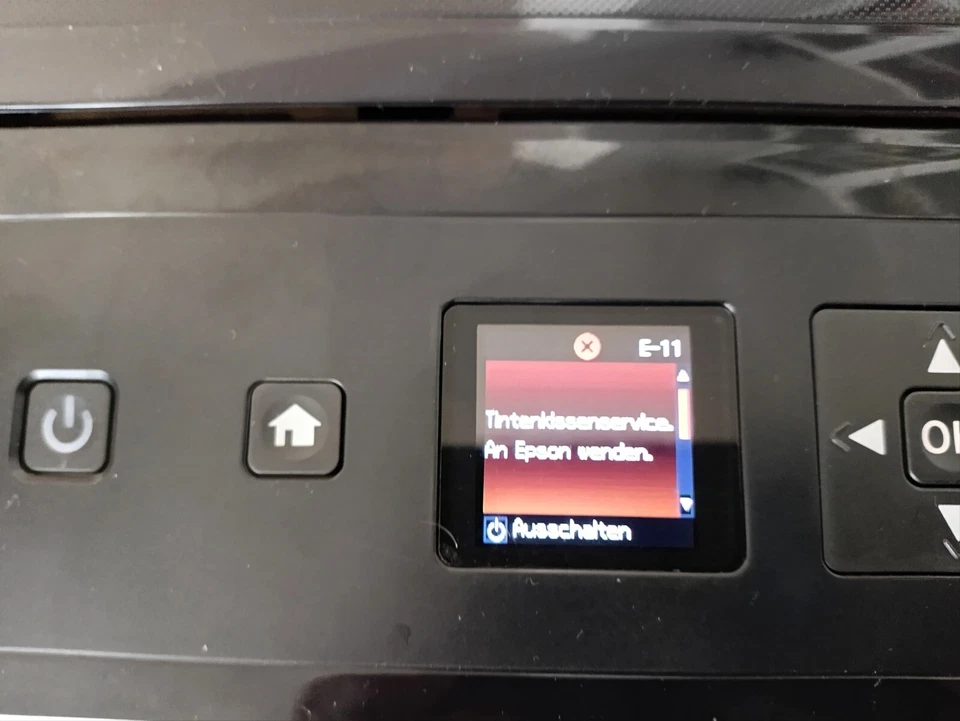 Epson XP-520 WIFI Drucker -Defekt Fehler E11 - Bild 2 von 2