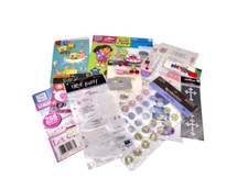 Lot of 14 Sticker Sheets and Genuine Girl Sticker Book With 268 Stickers