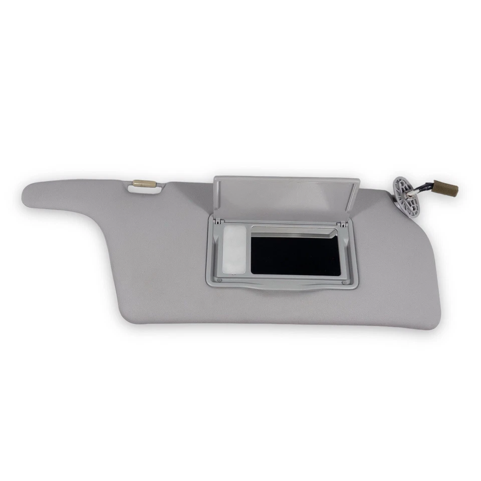 Mazda 2004-2006 MPV pasajero lado derecho parasol gris vinilo iluminado Foto 2 de 4