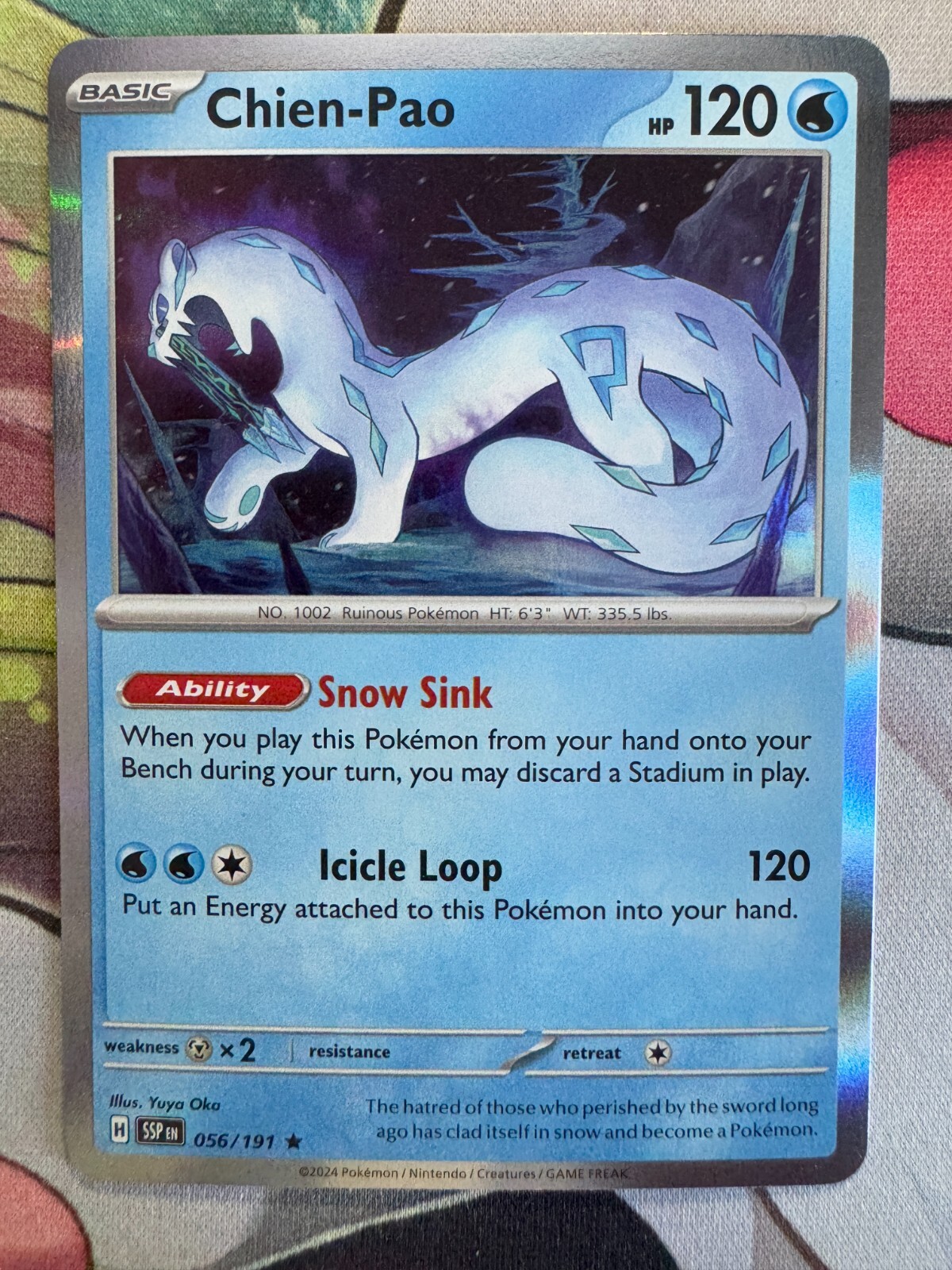 Chien-Pao Holo English Pokemon TCG BKBC56