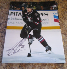 ALEXANDER ALEXEYEV SIGNED 8X10 MATTE PHOTO RED DEER REBELS CAPITALS BEARS (A)