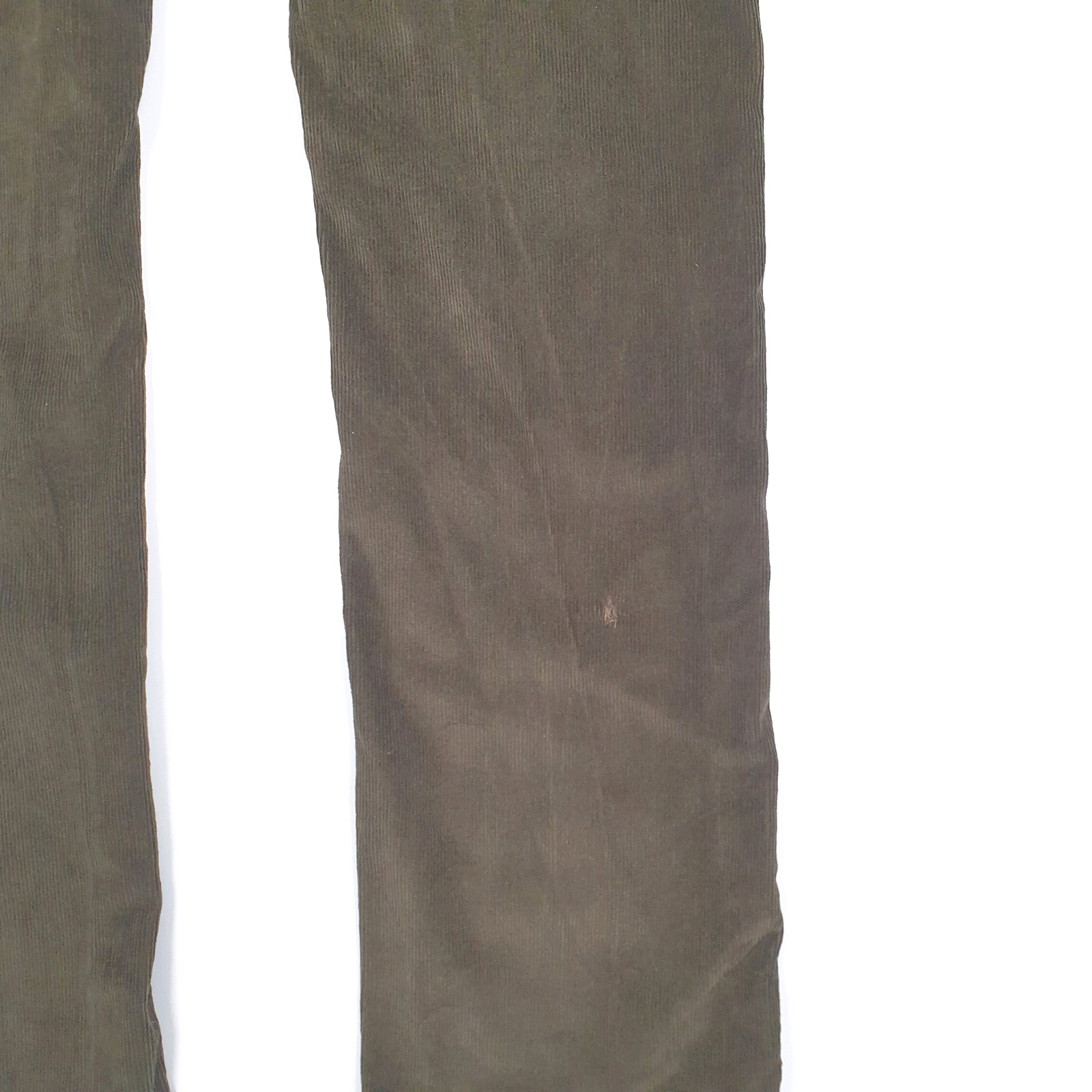 ZARA Corduroy Trousers Cord Jeans Cotton  &  Polyester Khaki Mens W34 L34 image 4
