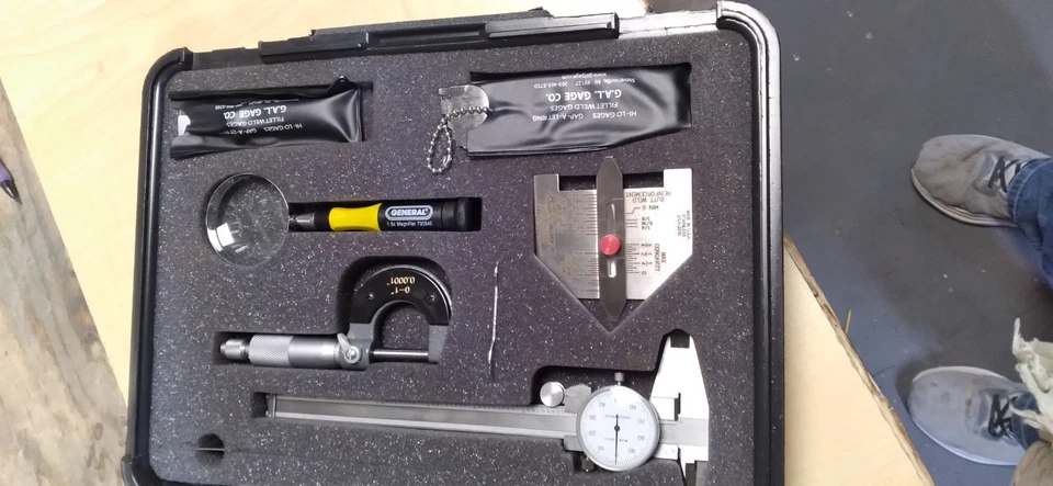 Kit de herramientas de inspección de soldadura Aws Foto 2 de 2