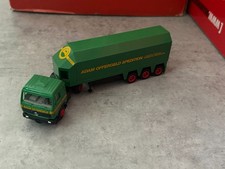 Herpa 1:87 ADAM Offergeld Mercedes + 3 achs glass trailer  *B7*