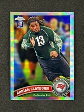 2011 Topps Chrome Rookie Refractor #14 Adrian Clayborn RC Tampa Bay Buccaneers
