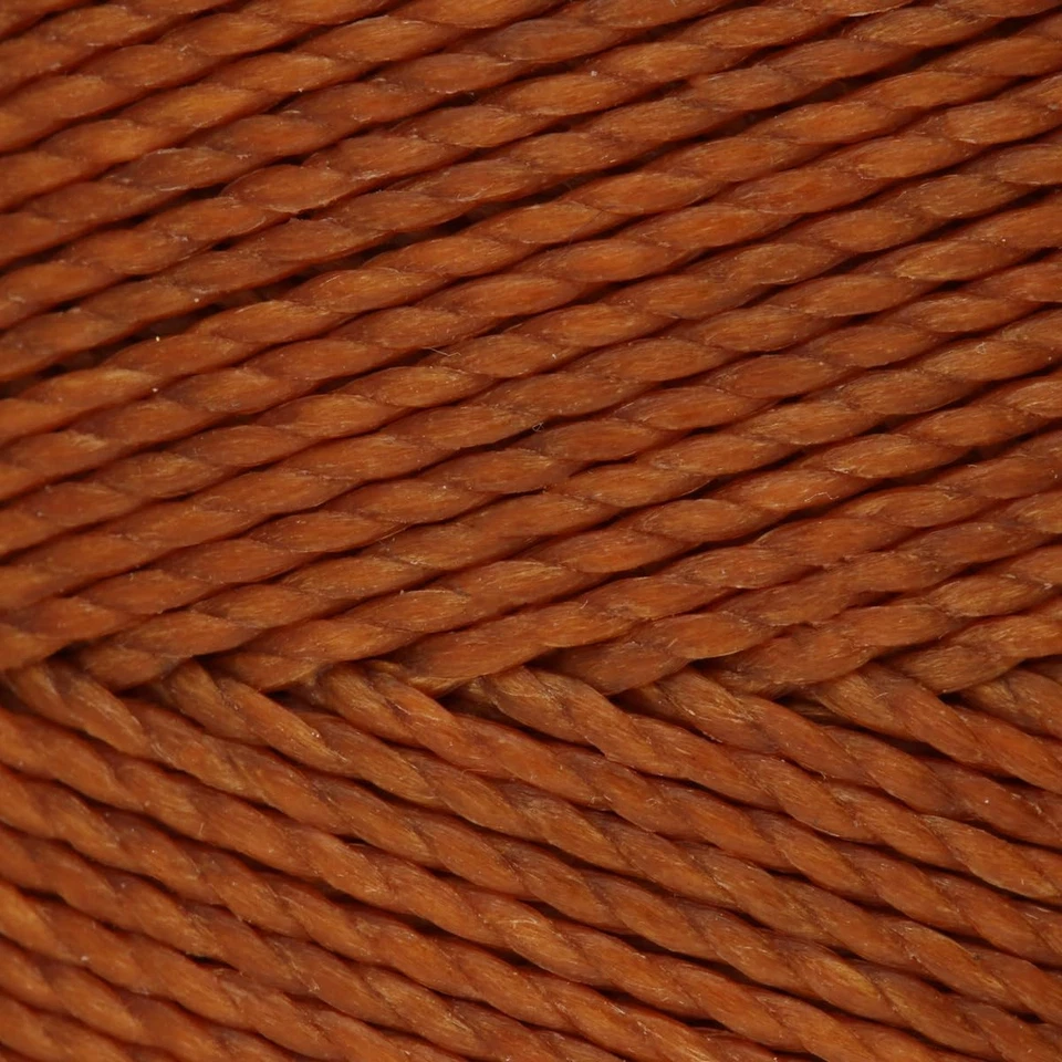 Cordón de hilo de poliéster encerado castaño 1 mm 144 m duradero para joyería de macramé hágalo usted mismo Foto 3 de 4