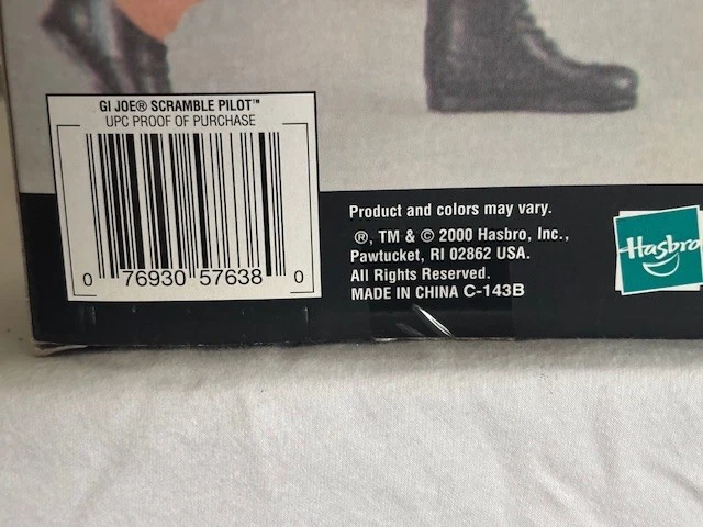 Novo 2000 Hasbro GI Joe Timeless Collection III 12" boneco de ação Scramble Pilot - Imagem 3 de 4