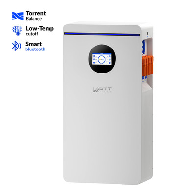 WattCycle 16.07kWh 48V 314AH LiFePO4 Battery Vertical Standing Solar UPS