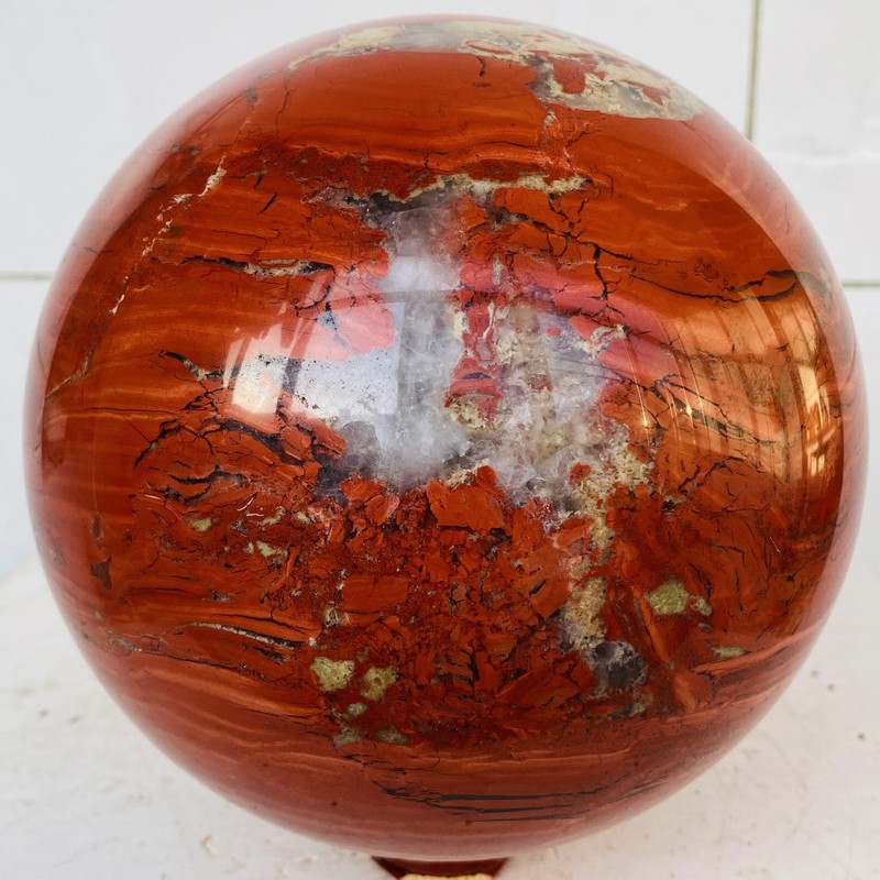 Natural tiger's eye ball quartz crystals sphere gem reiki healing 5260g