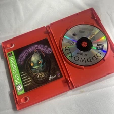 Oddworld Abe's Oddysee Odyssey PS1 PlayStation 1 + Reg Card