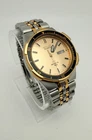 Vintage Seiko Sports 150 Quartz Clean! 5H23-8A79 Two Tone Day Date Watch Runs
