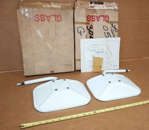 NOS 74 75 76 77 78 Chevy GMC Pickup Truck Suburban camper mirror head pair C10