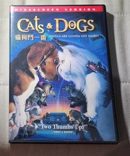 Rare Movie        cats  dogs DVD Cantonese  English Hong Kong version new sealed