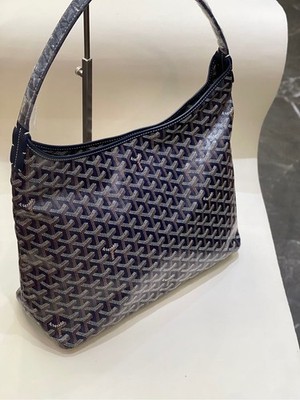 Goyard ショルダーバッグ ネイビー Goyard Canvas Navy Blue Hobo Shoulder Bag For Women | eBay