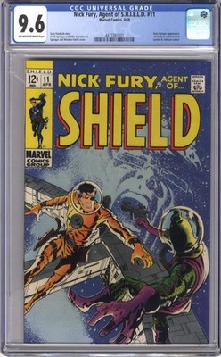 NICK FURY, AGENT OF S.H.I.E.L.D. 11 - CGC 9.6 Marvel Comics