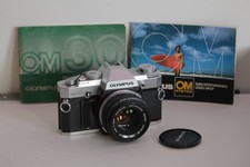 olympus om30 + 50 zuiko 1.8 pari al nuovo da collezione