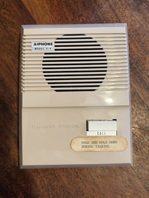 Vintage AIPHONE transistor Intercom Model V-A New Old stock