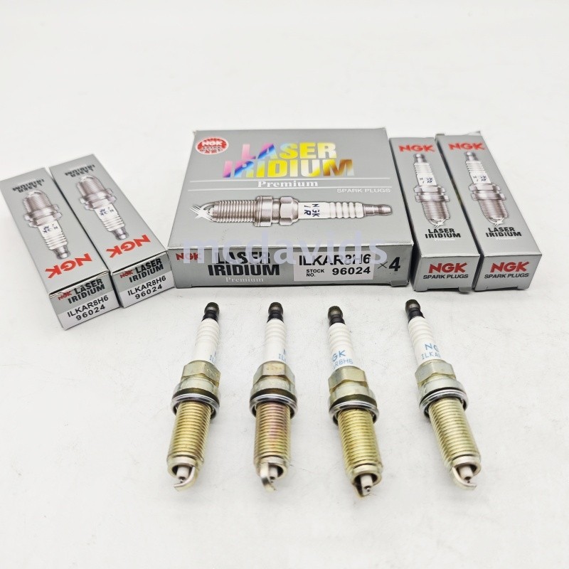 NGK Set of 4 Laser Iridium Spark Plugs 96024 for Subaru Forester WRX 2.0 FA20F