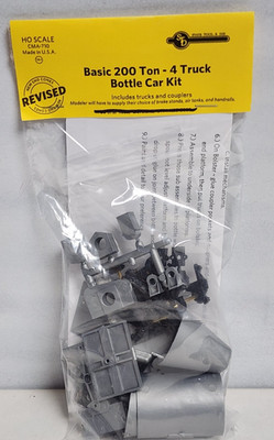 State Tool Die CMA-710 Basic 200 Ton 4 Truck Bottle Steel Car Kit Revised HO
