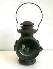Vintage Brass And Pressed Steel Auto Headlight Or Taillight Lantern Vintage Brass And Pressed Steel Auto Headlight Or Taillight Lantern