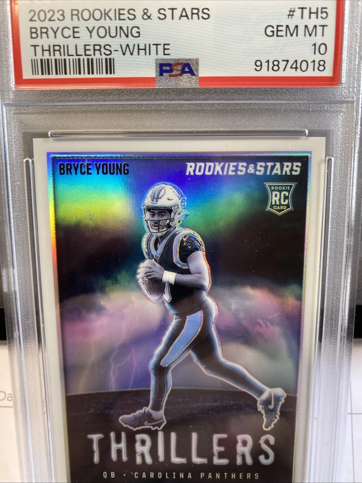 Bryce Young Panini Rookies & Stars Thrillers #TH5 White