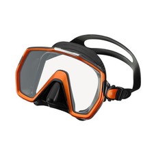 Tusa M-1001 Freedom Hd Scuba Diving Mask Black/Energy Orange One Size