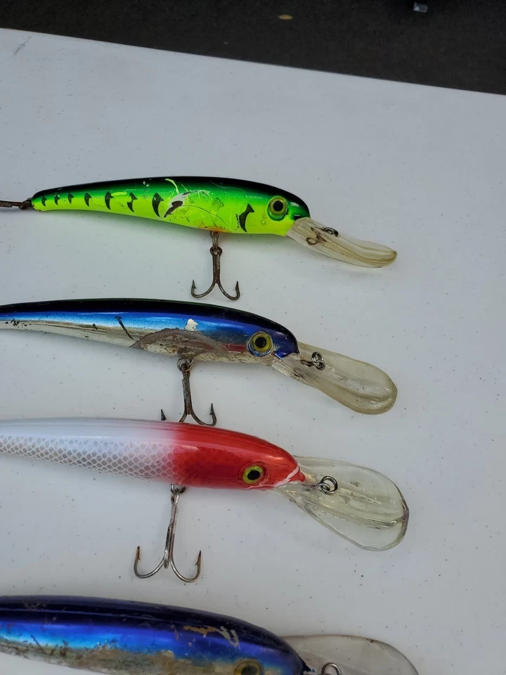 Lot of 5 Mann’s Magnum Stretch 30+ Deep Diving 11” Crankbaits USED condition 4D - Image 2 of 4