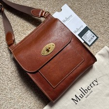 Hardly Used Mulberry Small Antony Oak Legacy NVT Leather Cross Body Bag