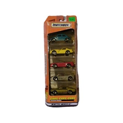 Matchbox Diecast Car Collection Multicolor Unopened Box 5-Pack Assorted