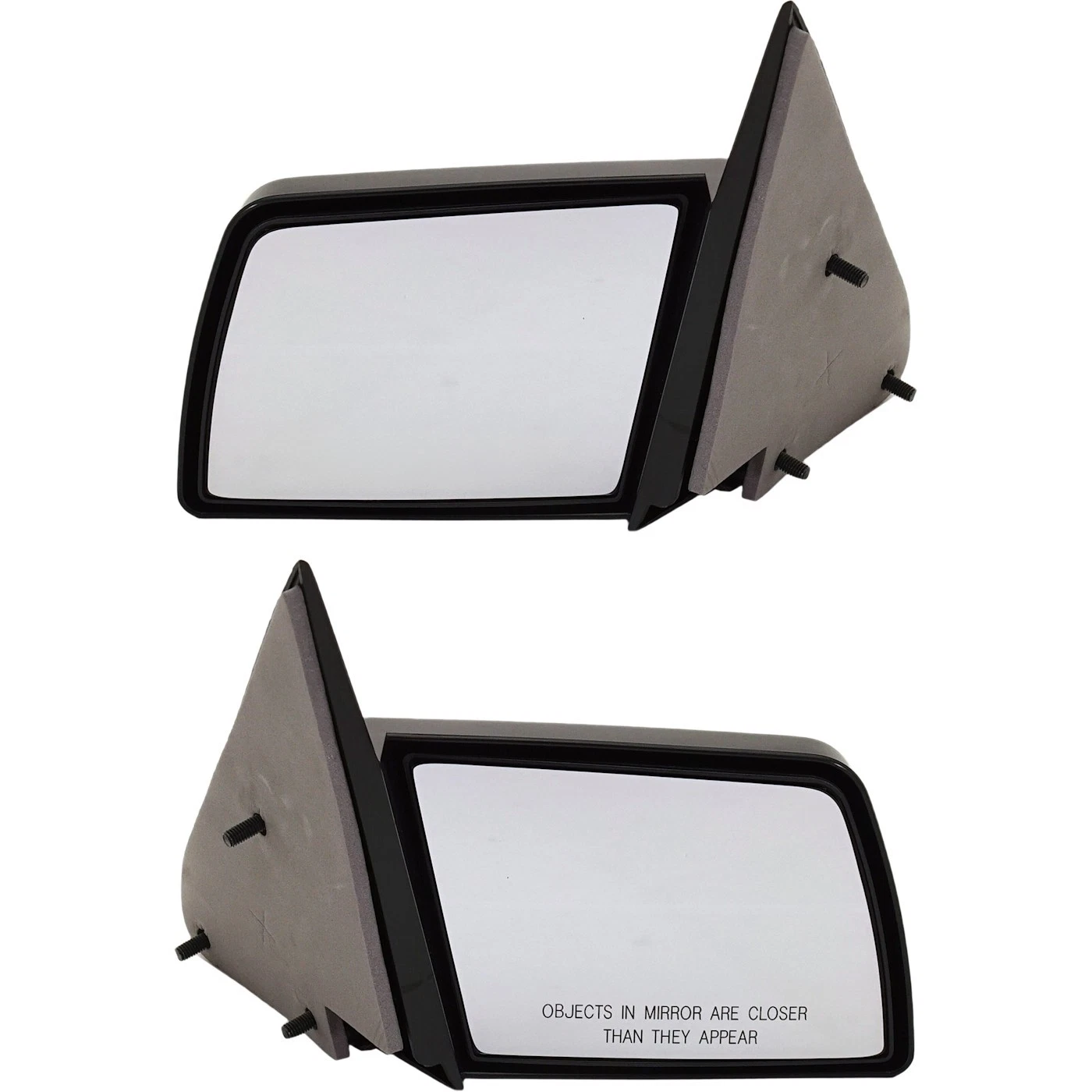 Mirrors Manual Glass Adjust Manual Set For 88-99 GMC C1500 K1500 LH Manual Fold