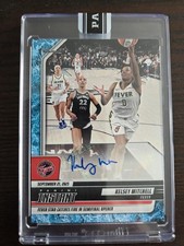 Kelsey Mitchell 2025 Panini Instant #302 Water Parallel Auto /10 WNBA Playoffs