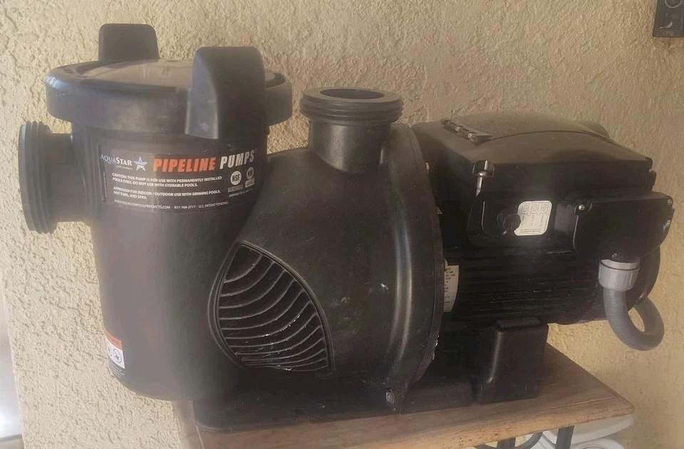AquaStar Pipeline Pool AP150 Prime Pump Smart Mod. 1.5 HP Variable Speed PLP150S - Image 2 of 4
