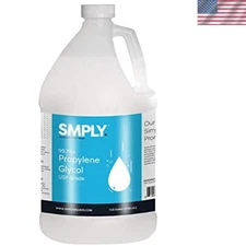 SMPLY. USP Food Grade 99.9% Pure Propylene Glycol, 1 Gallon