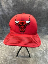 Chicago Bulls Adidas Hat NBA Basketball Adult Adjustable Snap Back Red