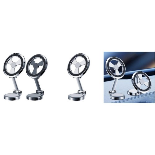 Support Téléphone Magnétique Réglable pour Voitures avec Angle de Vision 360 - Photo 10 sur 14