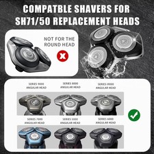 SH71/50 Shaver Heads Compatible for Philip Sh...