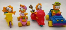 Vintage McDonald's 1988 Garfield Happy Meal Toys Set of 4 Wear from Play Figures
