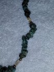 Hand Made Green Citrine Gemstone Necklace - 18" — photo 3