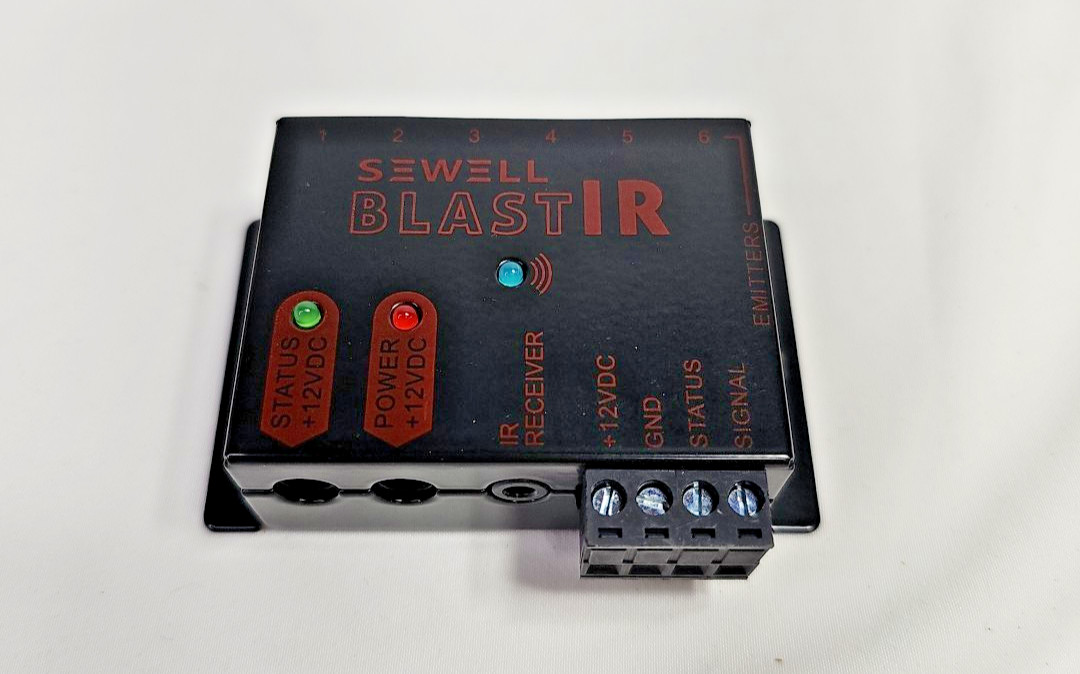 Sewell BlastIR SW-29311 Infrared (IR) Remote Control Receiver Kit (Black) NIB