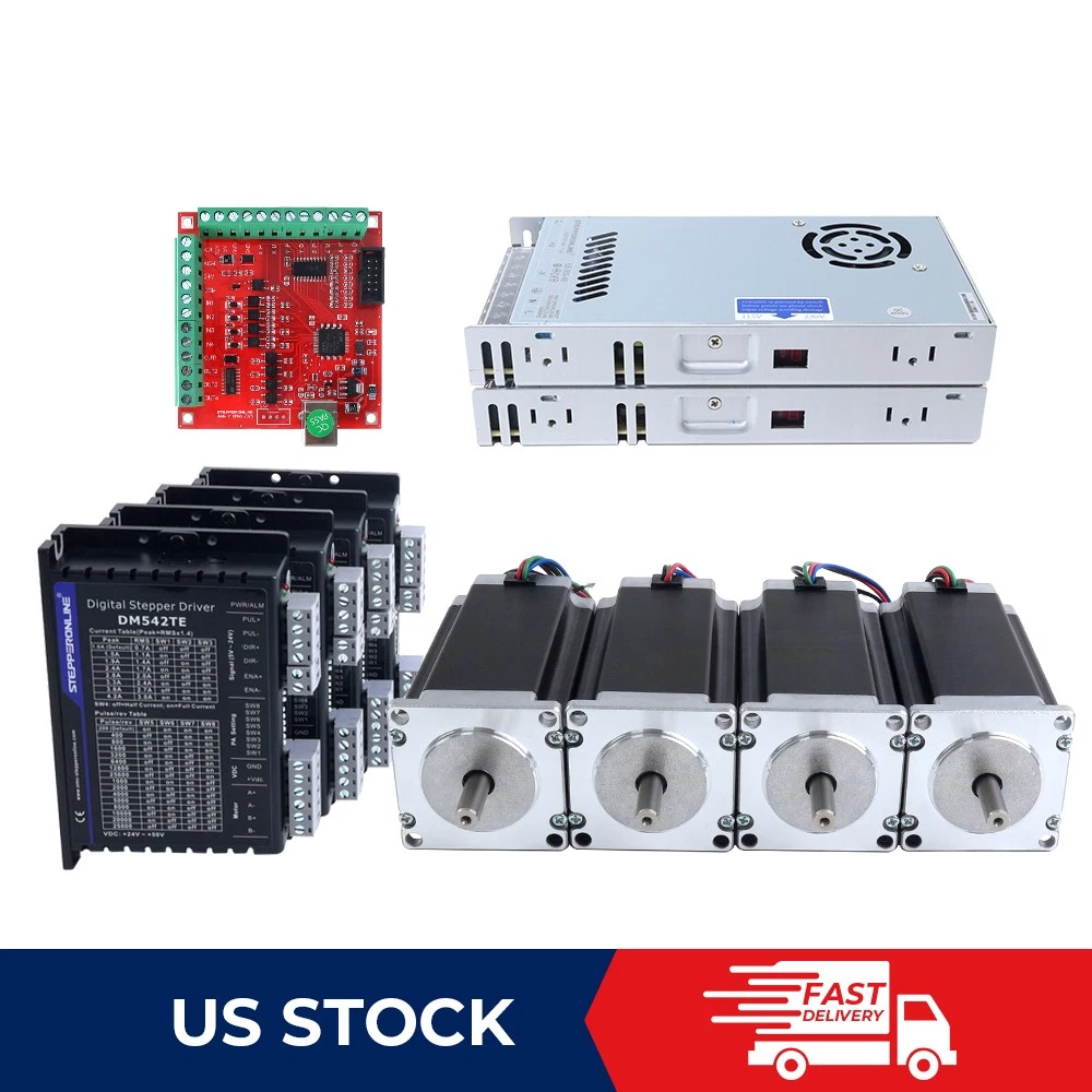 STEPPERONLINE 1 As Stappenmotoren CNC Kit 12.0 Nm (1699.68