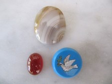 Pierres Fines taillées lot de 3