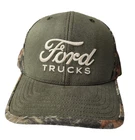 NEW FORD TRUCKS GREEN AND TRUETIMBER CAMO HAT G1879