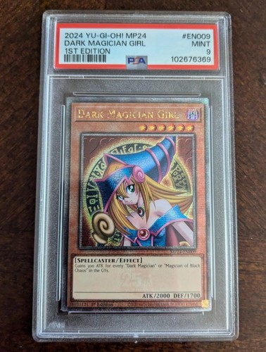 Yu-Gi-Oh! TCG Dark Magician Girl MP24-EN009 1st Edition 25th PSA 9 MINT