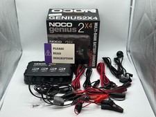 NOCO GENIUS2X4 4-Bank 8A 12V Battery Charger - READ/FOR PARTS
