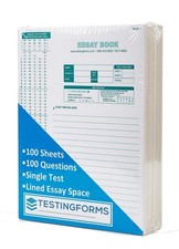 TEST-886E 886-E Scantron Compatible Testing Forms 100 Sheet Pack TEST-886E