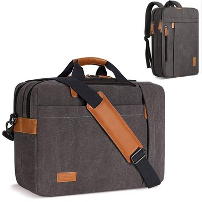 Estarer Laptop Messenger Bag 17 Zoll Herren Convertible 17,3 Zoll, 17 Grau 