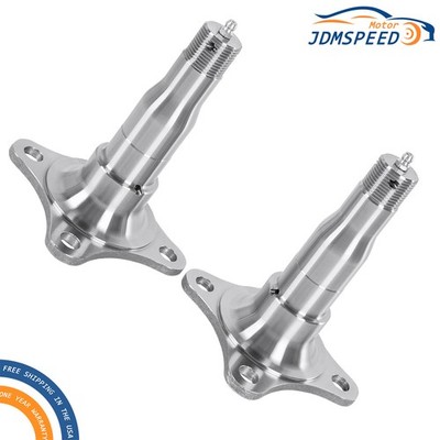 2 Pack Spindle #84 E-Z Lube Weld-On w/ Brake Flange for 3500 lbs Trailer Axle